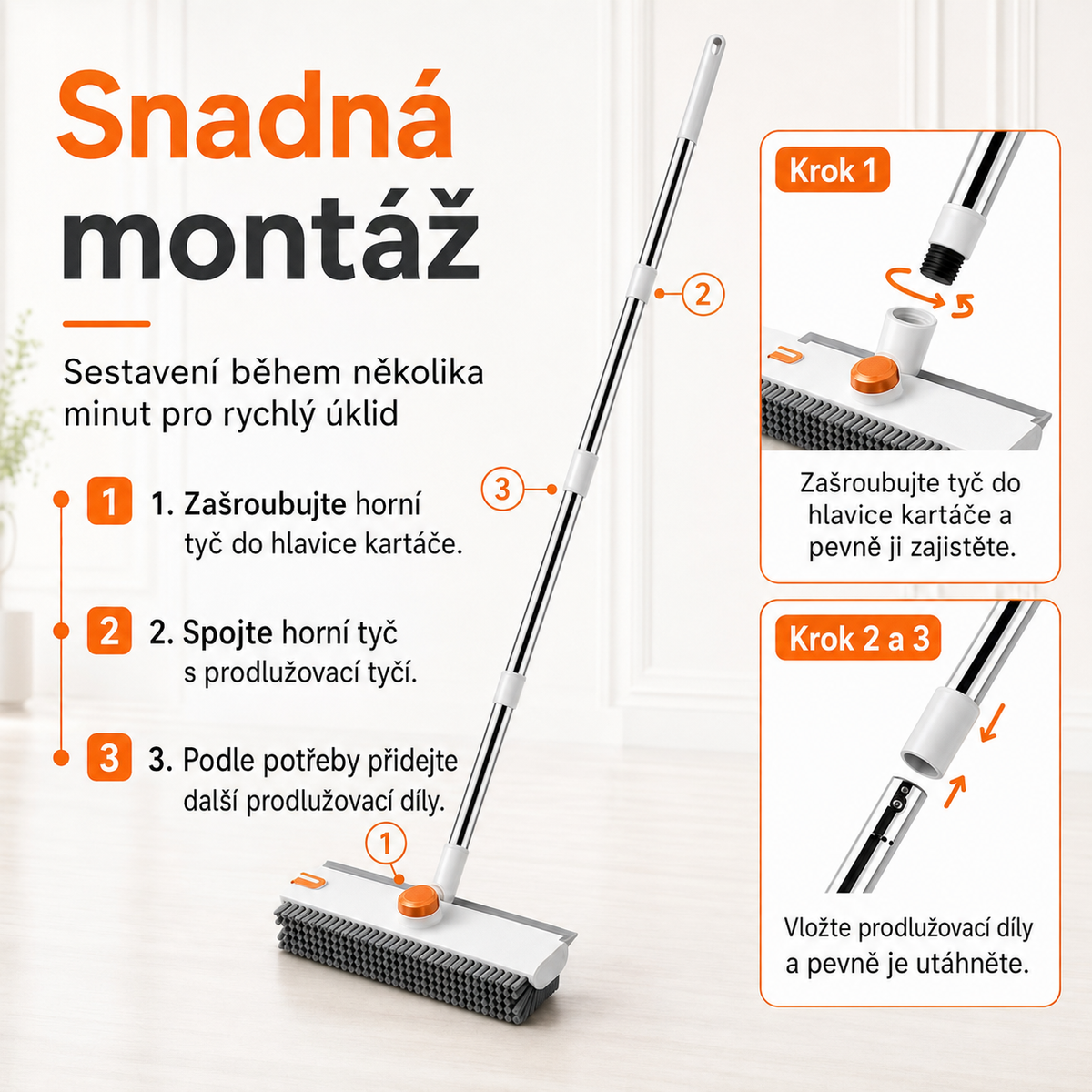Elaris™ - Otočný čisticí kartáč